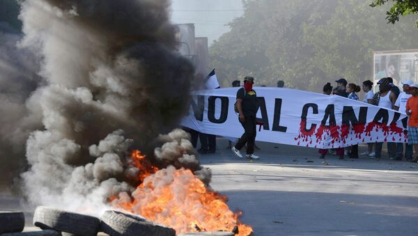 Protestas en Nicaragua contra el canal interoceánico - Sputnik Mundo