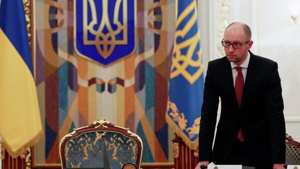 Arseni Yatseniuk, primer ministro de Ucrania - Sputnik Mundo