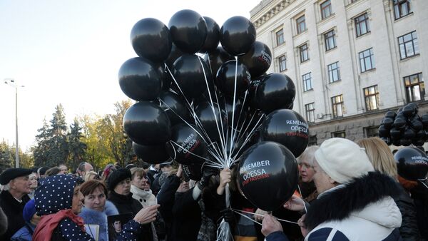 Homenaje a las víctimas de la tragedia de Odesa - Sputnik Mundo