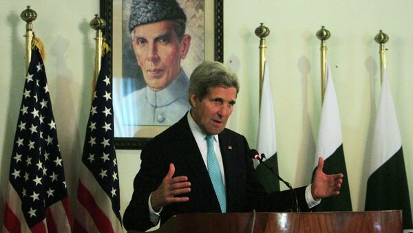 John Kerry. secretario de Estado de EEUU, llegó a Afganistán para fomentar la cooperación mutua en materia de seguridad e inteligencia, 13 de enero, 2015 - Sputnik Mundo