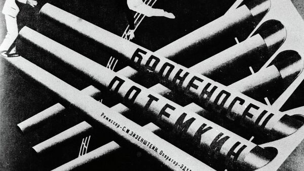 Cartel de la película El acorazado Potemkin - Sputnik Mundo