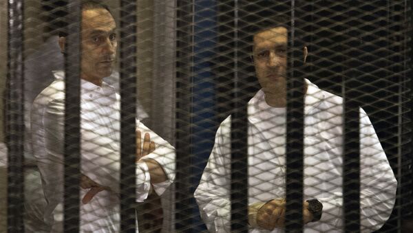 Hermanos Gamal y Alaa Mubarak - Sputnik Mundo