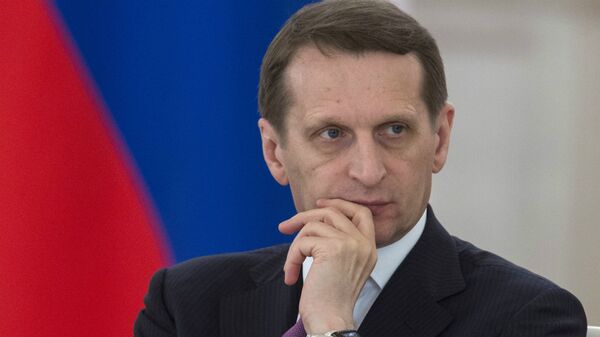 Serguéi Narishkin, presidente de la Duma de Rusia - Sputnik Mundo