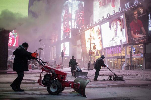 Tormenta de nieve congela Nueva York Tormenta de nieve congela Nueva York - Sputnik Mundo
