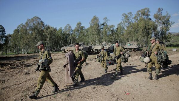 Soldados israelíes cerca de la frontera con el Líbano - Sputnik Mundo