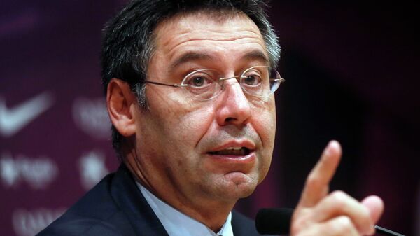 Josep Maria Bartomeu, presidente del Fútbol Club Barcelona - Sputnik Mundo