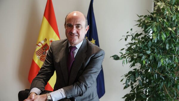 Luis de Guindos, ministro de Economía de España - Sputnik Mundo