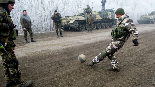 Militares ucranianos cerca de Debáltsevo - Sputnik Mundo