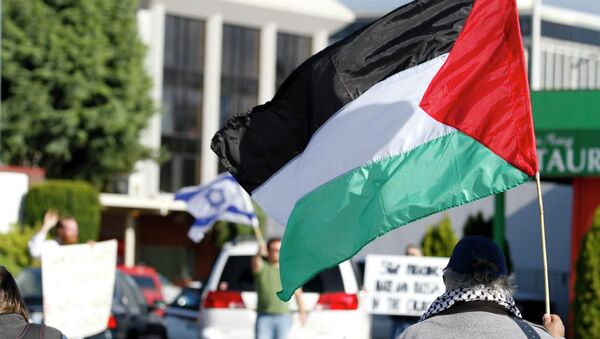 Banderas de Palestina e Israel - Sputnik Mundo