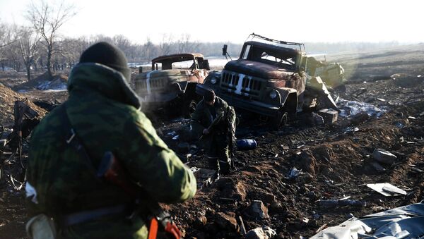 Milicias cerca de compuesto destruido de ejército ucraniano - Sputnik Mundo