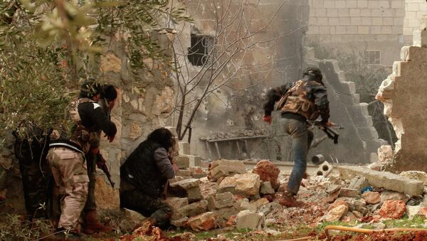 Combatientes rebeldes cerca de la cuidad de Aleppo - Sputnik Mundo