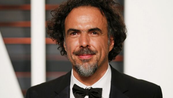 Alejandro G. Inarritu, winner of the acadmey awards for Best Original Screenplay, Best Director, and Best Motion Picture, for Birdman, arrives at the 2015 Vanity Fair Oscar Party in Beverly Hills, California February 23, 2015. - Sputnik Mundo