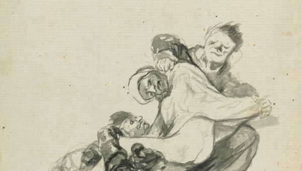 Francisco Goya (1746-1828)  Dream of Flogging,  c. 1819-23 - Sputnik Mundo