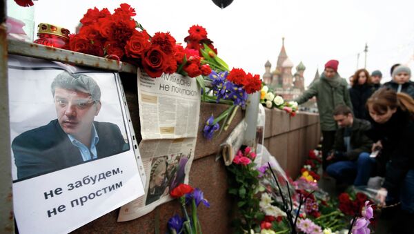 Marcha de luto en homenaje al opositor Borís Nemtsov - Sputnik Mundo