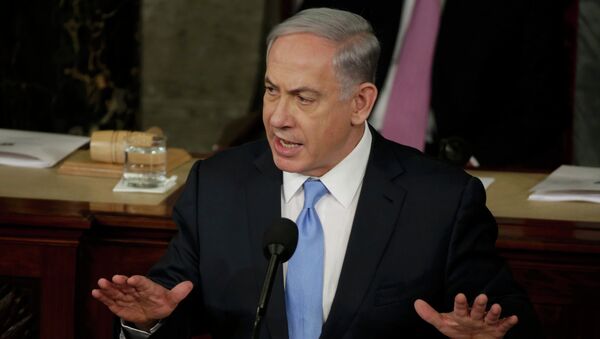Benjamín Netanyahu, primer ministro de Israel a la reunion de Congreso de EEUU - Sputnik Mundo