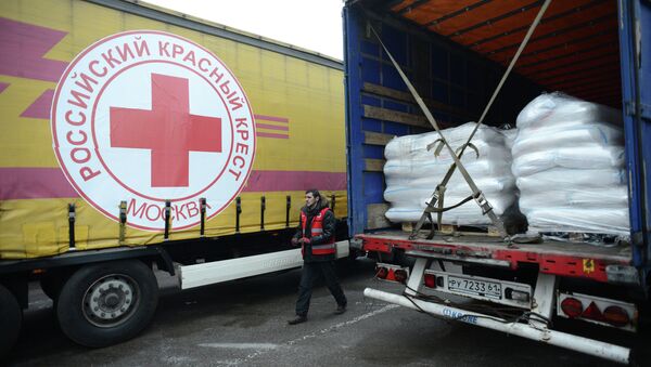 Сonvoy humanitario de la Cruz Roja de Moscú (Archivo) - Sputnik Mundo