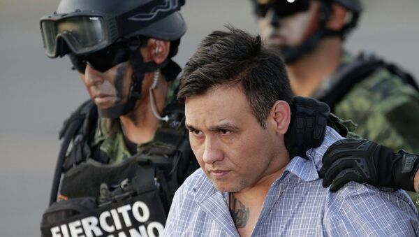 Omar Trevino Morales (C), known as Z-42 and the leader of the Zetas drug cartel - Sputnik Mundo