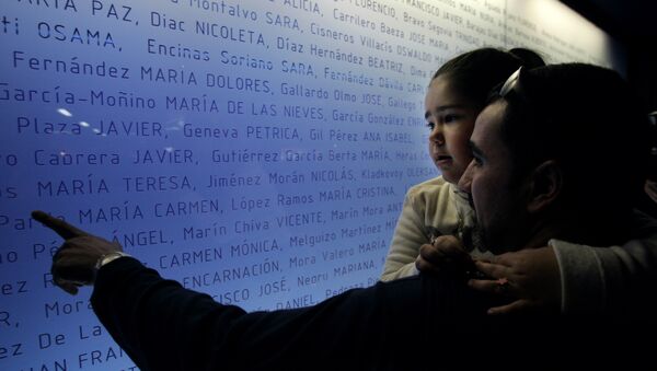Atocha Bombing Memorial en Madrid - Sputnik Mundo