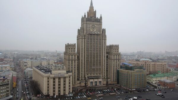 View of the Russian Foreign Ministry building in Moscow, Russia, Sunday, March 1, 2015. - Sputnik Mundo