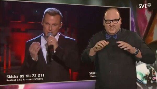 Tommy Krangh, la estrella que “cantó” en Eurovisión con el lenguaje de señas - Sputnik Mundo
