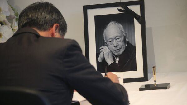 Homenaje a Lee Kuan Yew - Sputnik Mundo