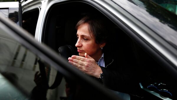 Periodista mexicana Carmen Aristegui - Sputnik Mundo