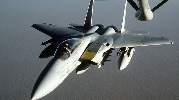 Avión F-15 de Arabia Saudí - Sputnik Mundo