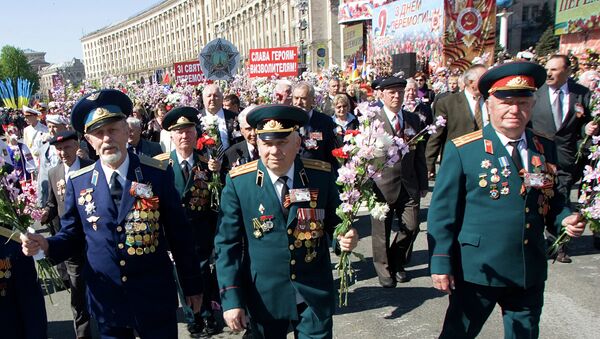Celebración del Día de la Victoria en Kiev (Archivo) - Sputnik Mundo