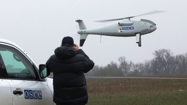 Un dron de la OSCE (Archivo) - Sputnik Mundo