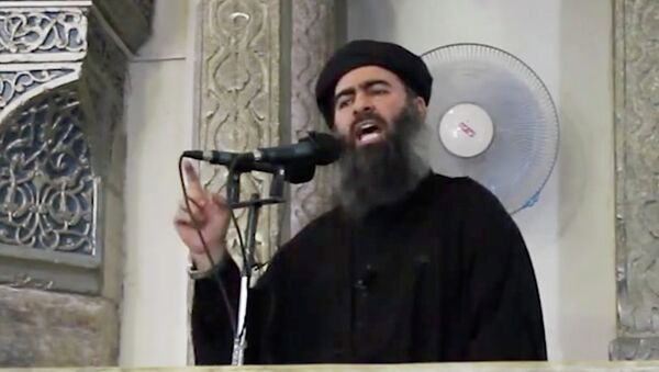 Abu Bakr Bagdadi, líder de ISIS (archivo) - Sputnik Mundo
