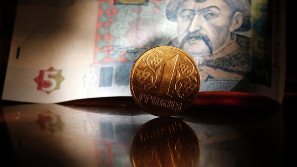 Денежные купюры и монеты США и Украины - Sputnik Mundo