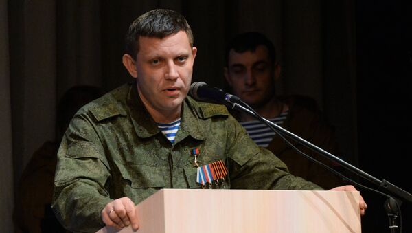 Alexandr Zajárchenko, jefe de la República Popular de Donetsk - Sputnik Mundo