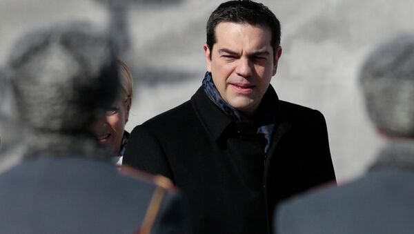 Alexis Tsipras, primer ministro de Grecia, en Moscú - Sputnik Mundo