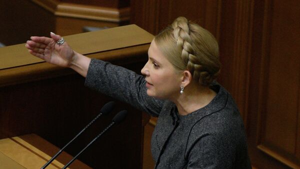 Yulia Timoshenko, ex primera ministra y líder del partido Batkivschina - Sputnik Mundo