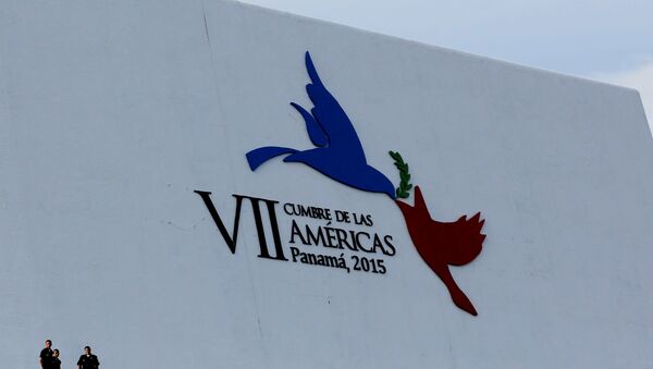 Logo de la Cumbre de las Américas en Panamá - Sputnik Mundo