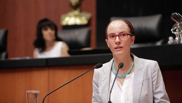 Gabriela Cuevas, presidenta de la Comisión de Relaciones Exteriores de la Cámara de Senadores de México - Sputnik Mundo