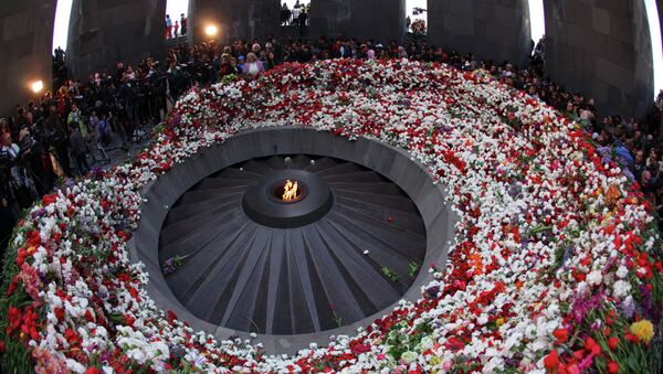 Homenaje a las víctimas del genocidio de 1915 - Sputnik Mundo