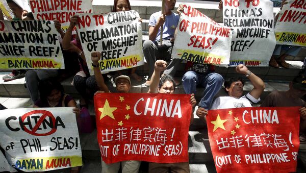 Mitin en Manila sobre la disputa territorial en el mar del Sur de China, el 17 de abril - Sputnik Mundo
