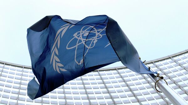 Bandera del OIEA - Sputnik Mundo