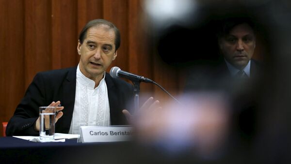 Carlos Beristain, portavoz de la Comisión Interamericana de los Derechos Humanos (CIDH). 20 de abril de 2015 - Sputnik Mundo