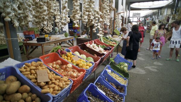 Mercado central en Nicosia, Chipre (Archivo) - Sputnik Mundo