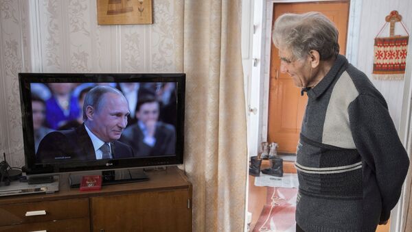 Трансляция Прямой линии с Владимиром Путиным - Sputnik Mundo