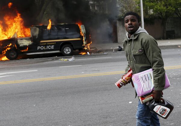 Disturbios en Baltimore - Sputnik Mundo