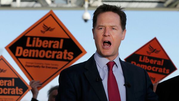 Nick Clegg,  líder del Partido Liberal Demócrata - Sputnik Mundo
