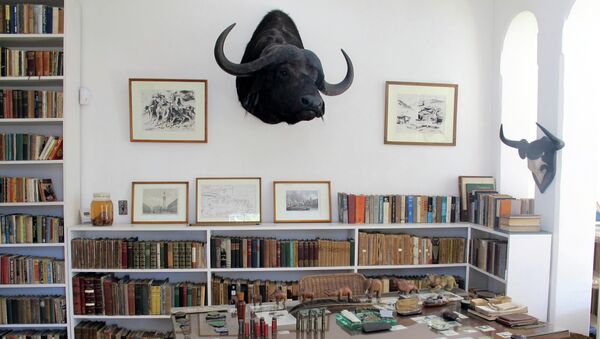 El escritorio del Hemingway en Finca Vigia.  - Sputnik Mundo