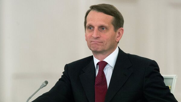 Serguéi Narishkin, jefe de la Duma de Estado de Rusia - Sputnik Mundo
