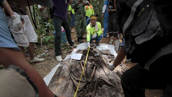 Los restos de un migrante de etnia rohingya hallados en Tailandia - Sputnik Mundo