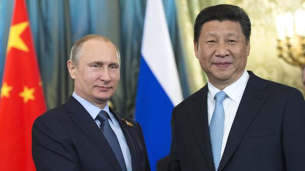 Presidente de Rusia, Vladímir Putin, y presidente de China , Xi Jinping (Archivo) - Sputnik Mundo