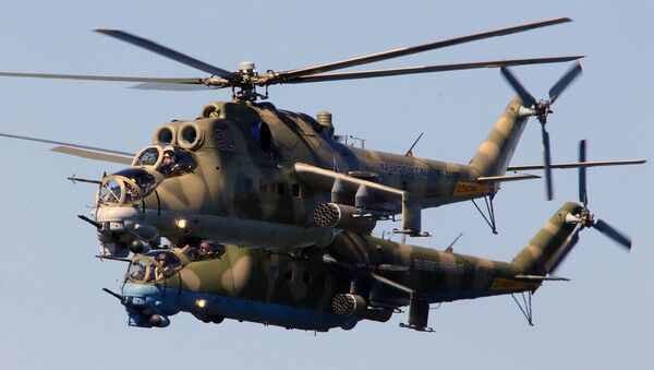 Helicópteros Mi-24 - Sputnik Mundo