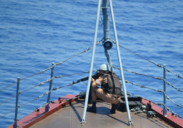 Rusia y China realizan maniobras navales en el Mediterráneo - Sputnik Mundo